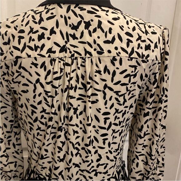 Miss Sixty Elegant Black and White Patterned Dress, US4 - Picture 7 of 9